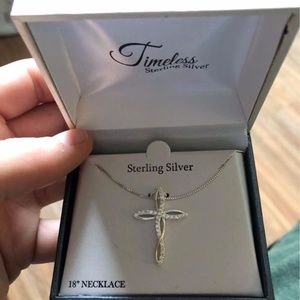 Silver Cross Necklace